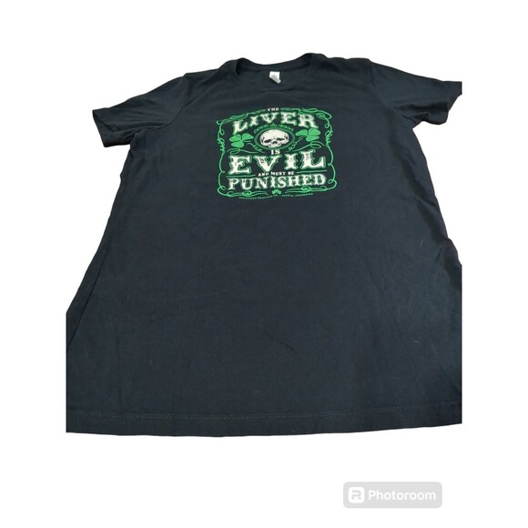 The Liver Is Evil,And Must Be Punished T-shirt 2011 Shamrock Brewing Company. XL - Picture 2 of 9